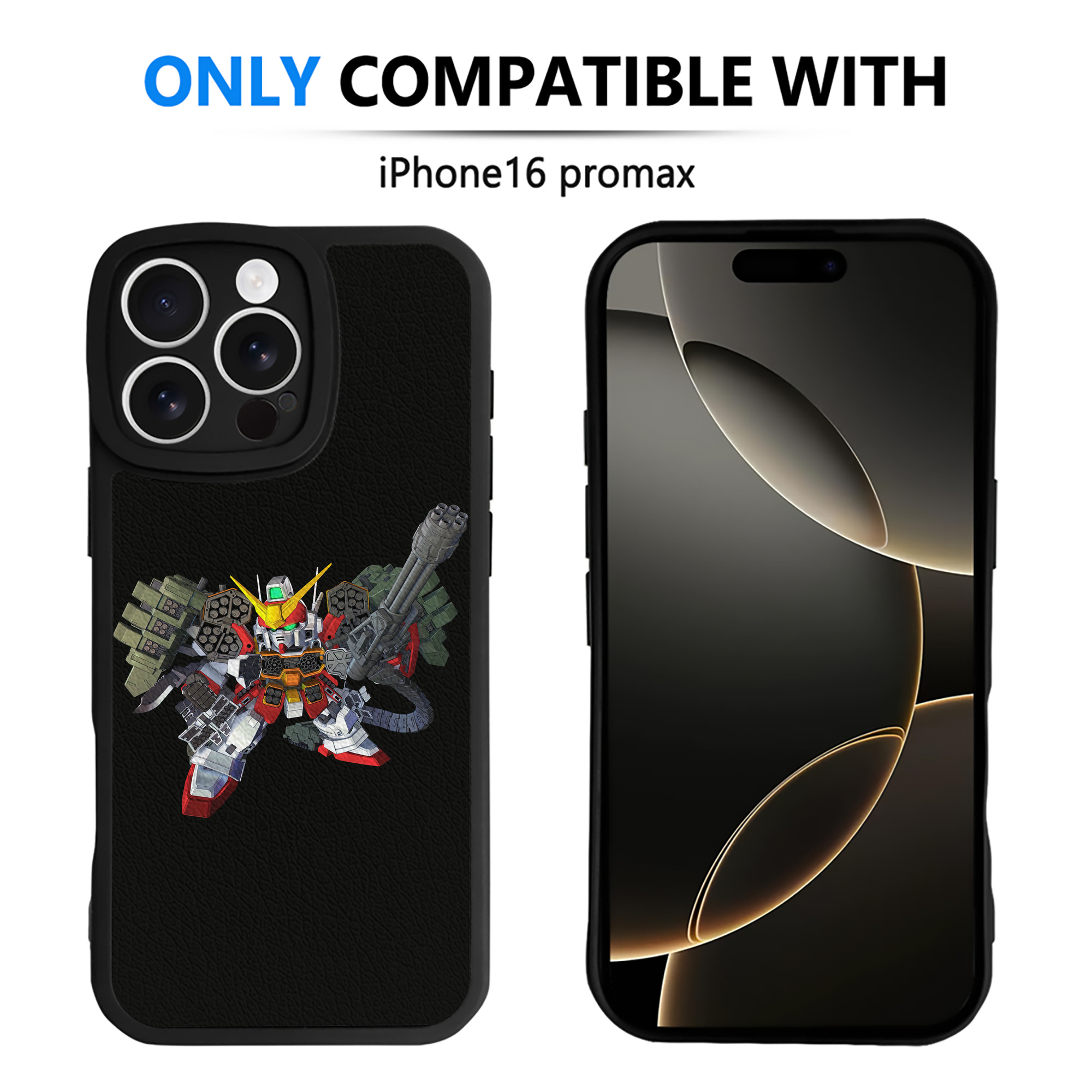 （画像用） 機動戦士ガンダム Mobile Suit Gundam 【iPhone 16シリーズ対応】シリコンスマホケース（レザー調） 材質：シリコン